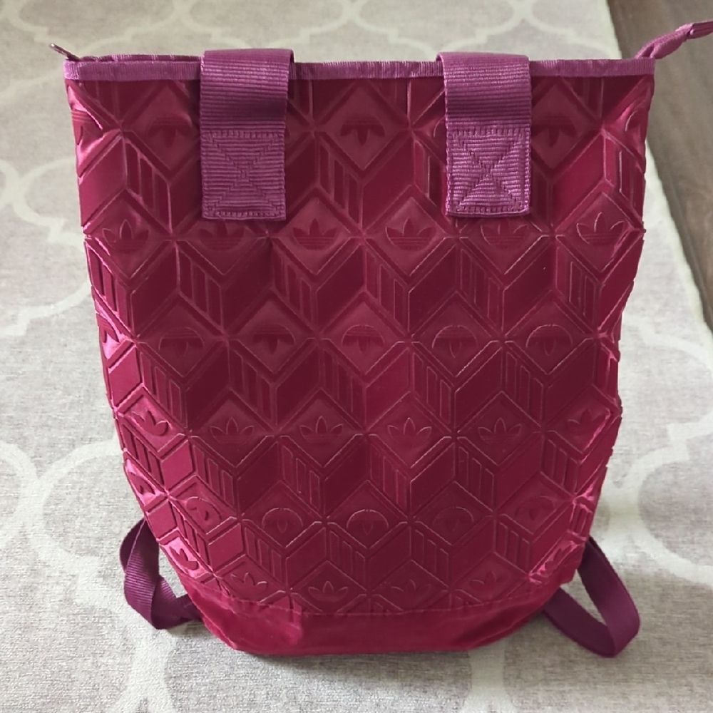 Adidas Magenta Backpack Felt Detail Rare